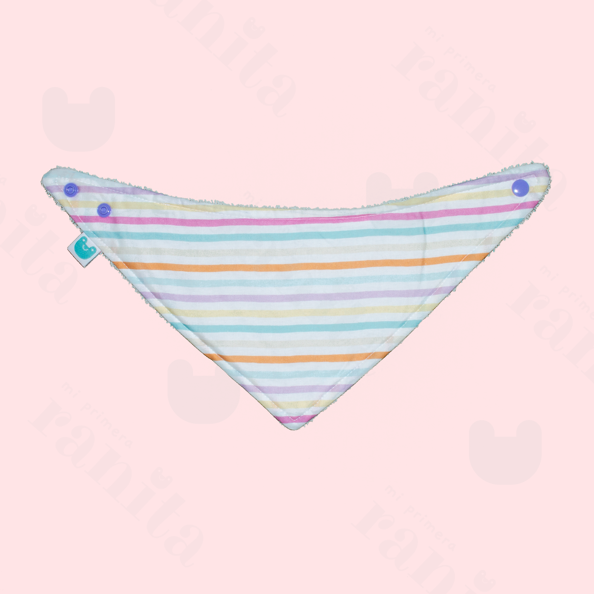 Babero Triangular Rayas
