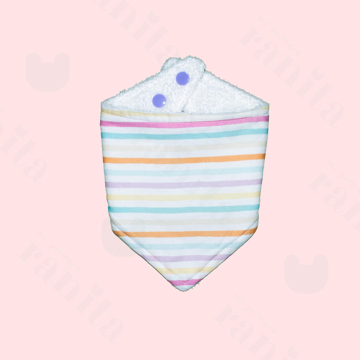 Babero Triangular Rayas