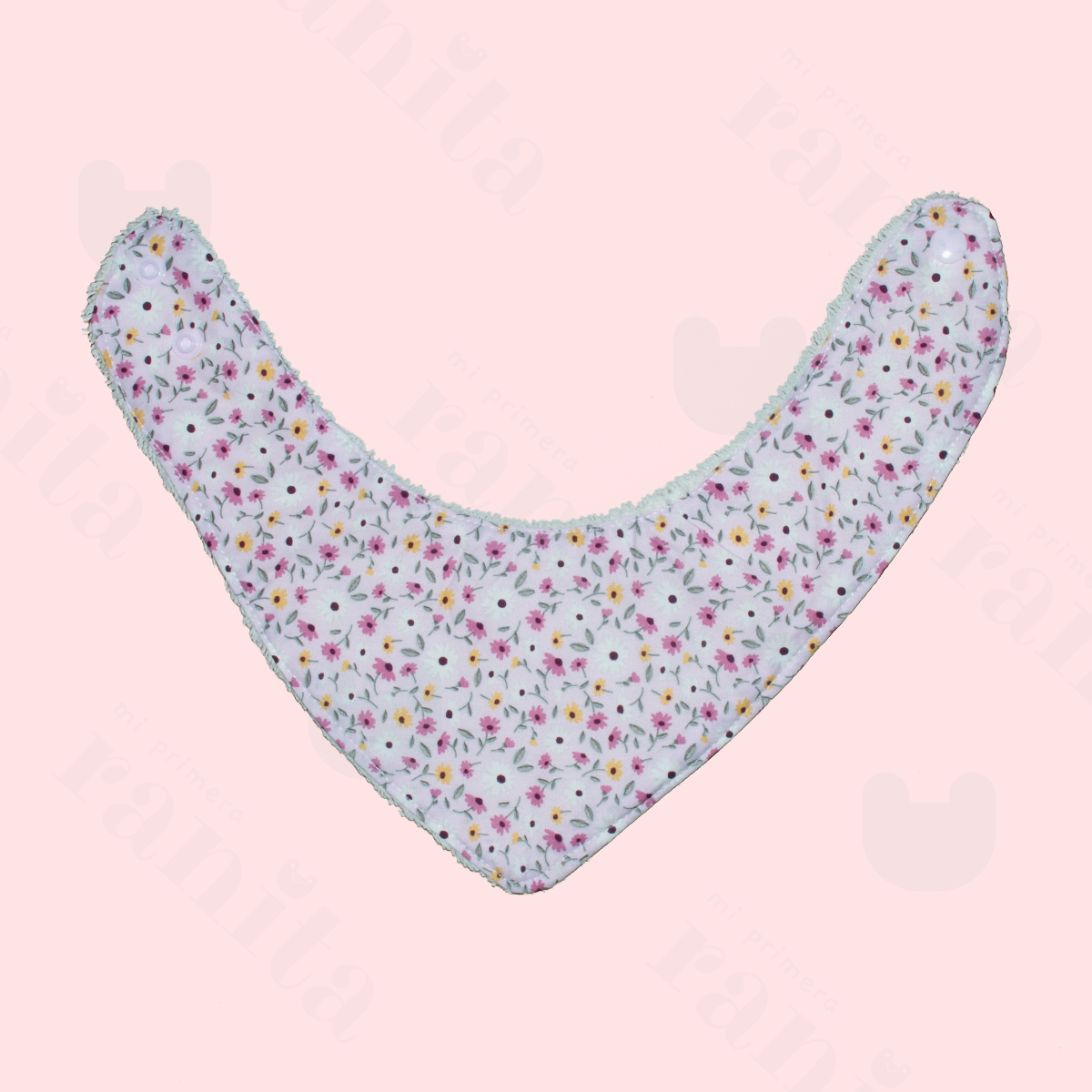 Babero Boomerang Flores