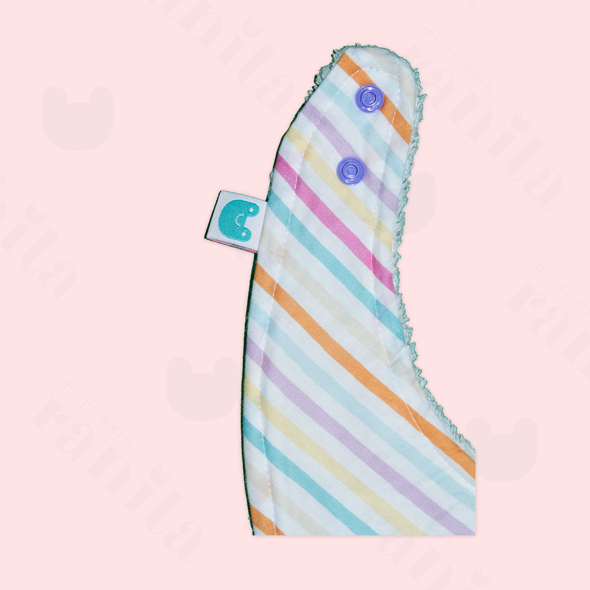 Babero Boomerang Rayas