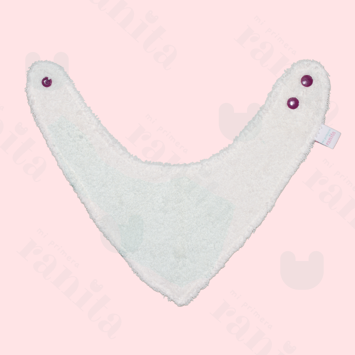 Babero Boomerang Corazoncitos
